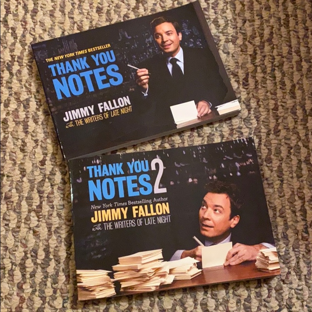 Jimmy Fallon thank you notes book
